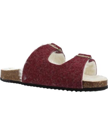 Pantufas de Mulher GEOX ZAPATILLAS HOGAR MUJER MODELO D BRIONIA COLOR BURDEOS C7357