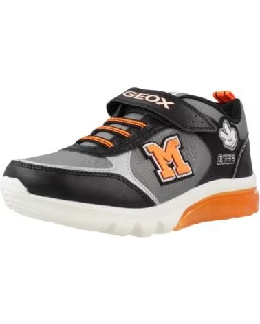 Esportes  de Menino GEOX ZAPATILLAS NINO MODELO J CIBERDRON COLOR NEGRO C0039
