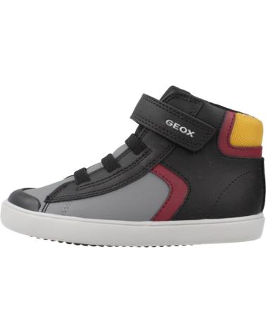 boy Mid boots GEOX BOTAS NINO MODELO B GISLI COLOR NEGRO C0241