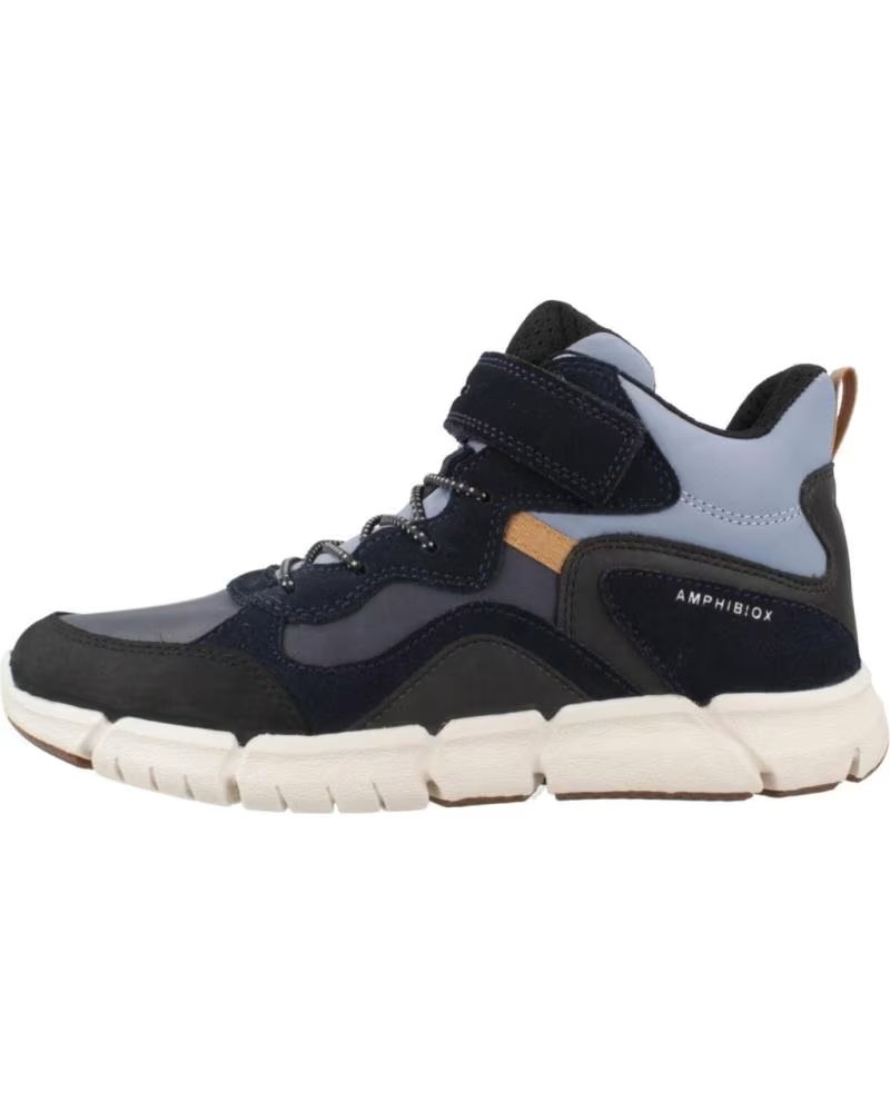 GEOX J FLEXYPER BOY B ABX LÄSSIGE SNEAKER FÜR JUNGEN DUNKELBLAU C0693