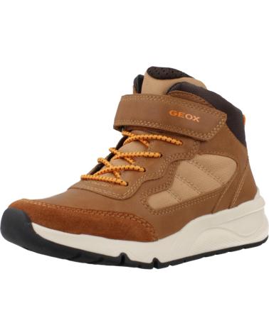 Esportes  de Menino GEOX ZAPATILLAS NINO MODELO J ROONER COLOR MARRON C6001