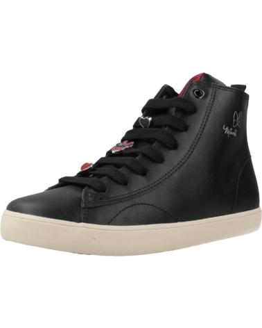 Esportes  de Menina GEOX ZAPATILLAS NINA MODELO J GISLI COLOR NEGRO C0048