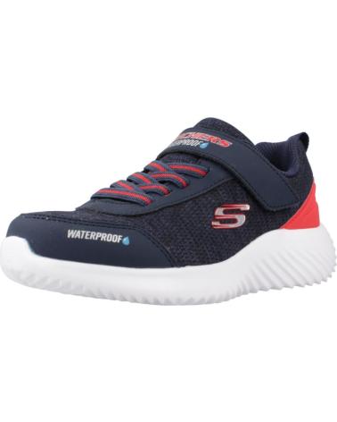 SKECHERS BOUNDER-DRIPPER 403739L-NVRD BLAU ROT NVRD