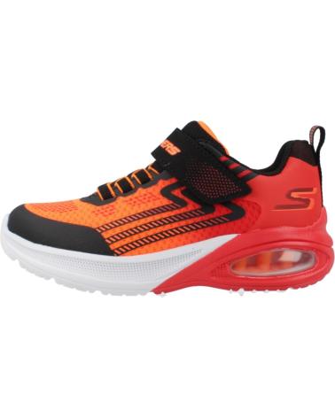 Sneaker für Junge SKECHERS ZAPATILLAS NINO MODELO MICROSPEC MAX ADVANC COLOR NARANJA BK BKRD