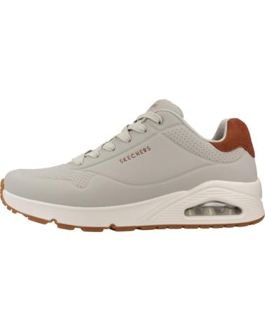 SKECHERS UNO SUITED ON AIR 183004 GRIGIO NATURALE NAT