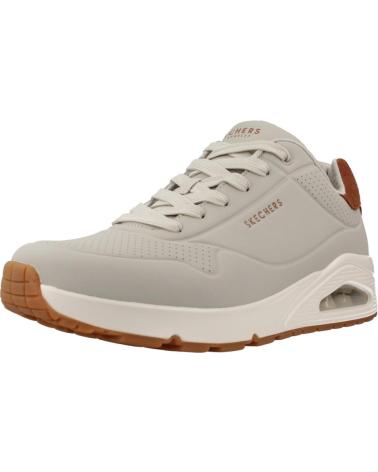 SKECHERS UNO SUITED ON AIR 183004 GRIGIO NATURALE NAT
