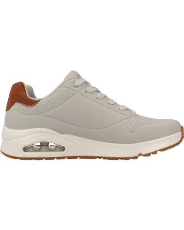 SKECHERS UNO SUITED ON AIR 183004 GRIGIO NATURALE NAT