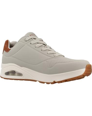 SKECHERS UNO SUITED ON AIR 183004 GRIGIO NATURALE NAT