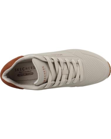SKECHERS UNO SUITED ON AIR 183004 GRIGIO NATURALE NAT
