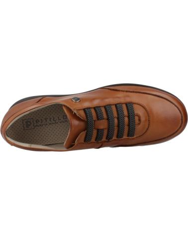 Schuhe für Damen PITILLOS ZAPATILLAS MUJER MODELO 117P COLOR MARRON CUERO