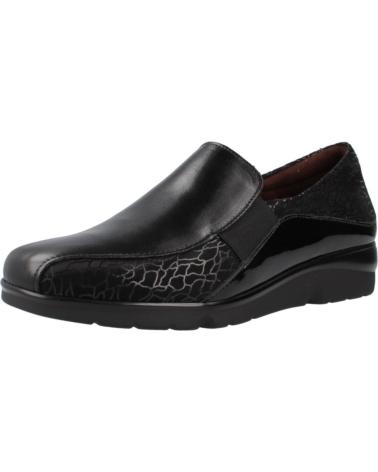 Mocasines de Mujer PITILLOS ZAPATOS CONFORT MUJER MODELO 10000P COLOR NEGRO