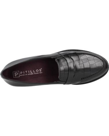 Mocasines de Mujer PITILLOS MOCASINES MUJER MODELO 10040P COLOR NEGRO