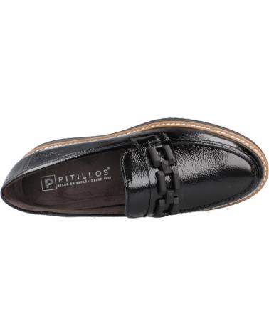 Halbschuhe für Damen PITILLOS MOCASINES MUJER MODELO 10070P COLOR NEGRO