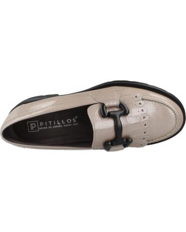 Mocassins de Mulher PITILLOS MOCASINES MUJER MODELO 10096P COLOR MARRON CLARO PIEDRA