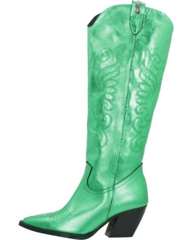 Woman boots YELLOW BOTAS MUJER MODELO FANCY XL COLOR VERDE GREEN
