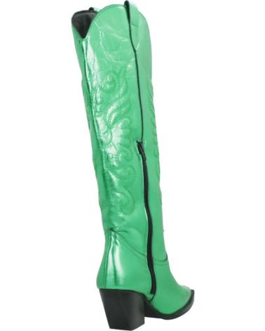 Woman boots YELLOW BOTAS MUJER MODELO FANCY XL COLOR VERDE GREEN