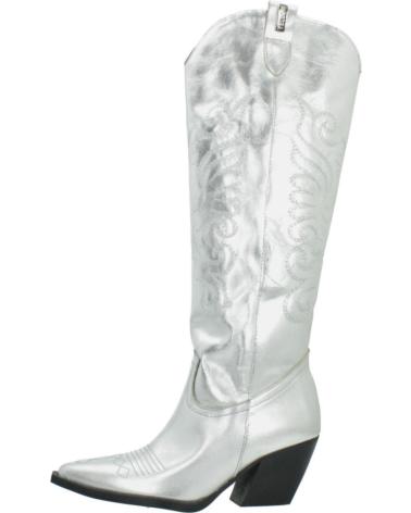 Woman boots YELLOW BOTAS MUJER MODELO FANCY XL COLOR PLATA