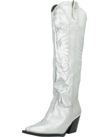 Stivali per Donna YELLOW BOTAS MUJER MODELO FANCY XL COLOR PLATA