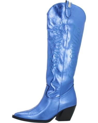 Woman boots YELLOW BOTAS MUJER MODELO FANCY XL COLOR AZUL ROYAL