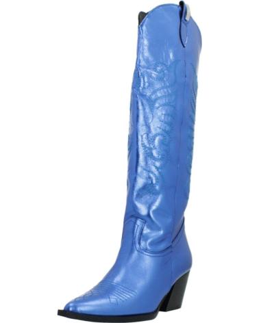 Woman boots YELLOW BOTAS MUJER MODELO FANCY XL COLOR AZUL ROYAL