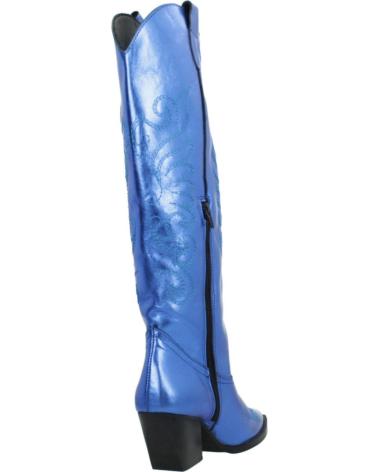 Woman boots YELLOW BOTAS MUJER MODELO FANCY XL COLOR AZUL ROYAL