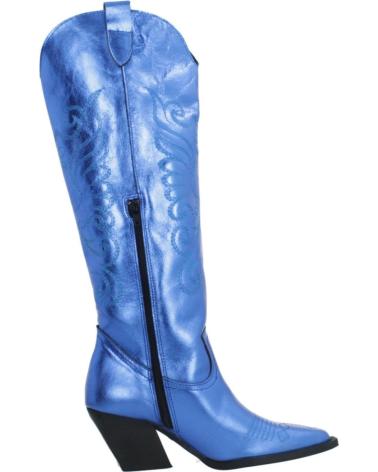 Woman boots YELLOW BOTAS MUJER MODELO FANCY XL COLOR AZUL ROYAL