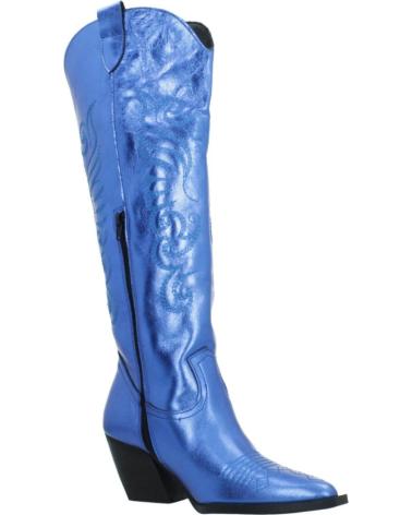 Woman boots YELLOW BOTAS MUJER MODELO FANCY XL COLOR AZUL ROYAL