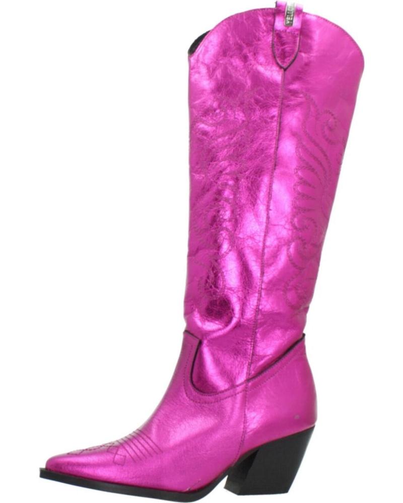 Woman boots YELLOW BOTAS MUJER MODELO FANCY XL COLOR ROSA FUXIA