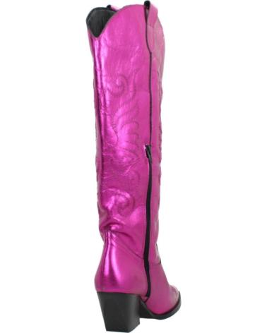 Woman boots YELLOW BOTAS MUJER MODELO FANCY XL COLOR ROSA FUXIA
