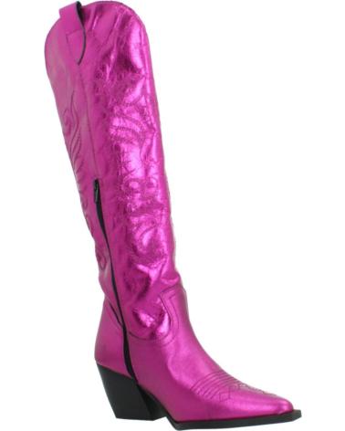 Woman boots YELLOW BOTAS MUJER MODELO FANCY XL COLOR ROSA FUXIA