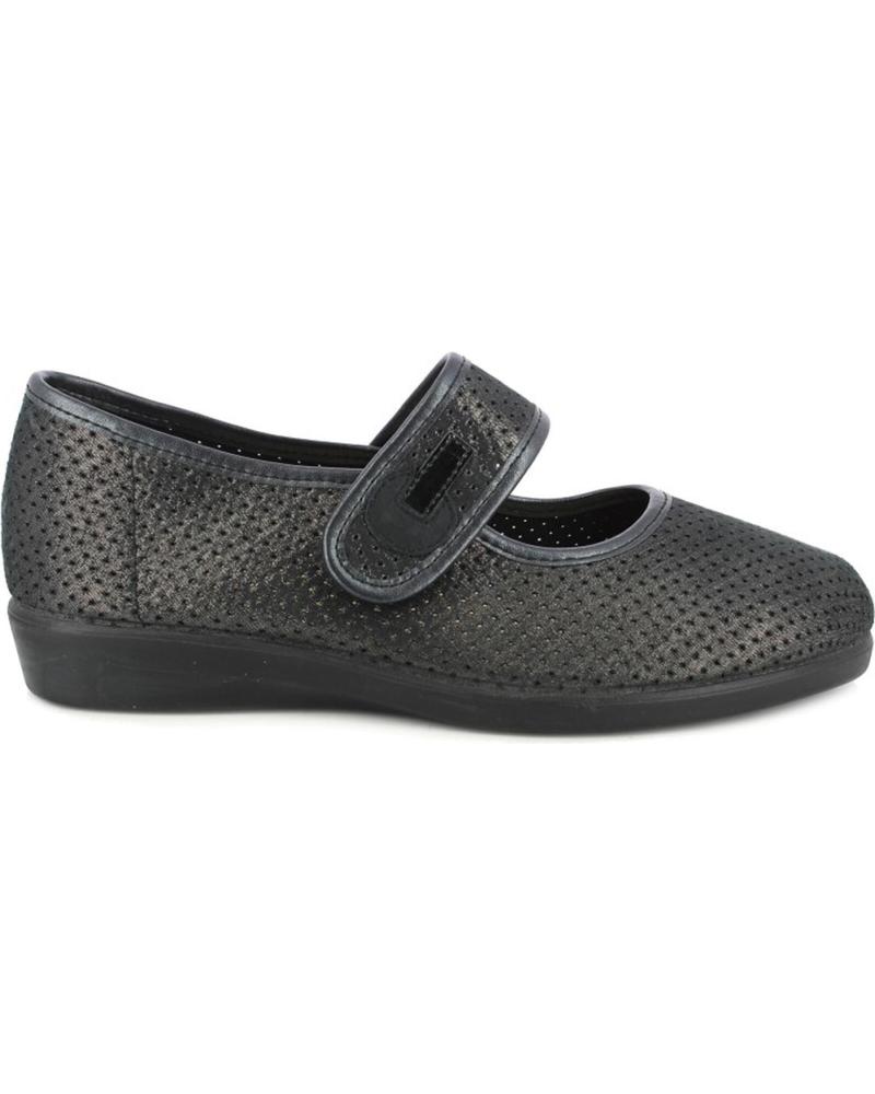 Bailarinas per Donna D`CUTILLAS BAILARINA DOCTOR CUTILLAS 10728 AUTOADHERENTE NEGRO