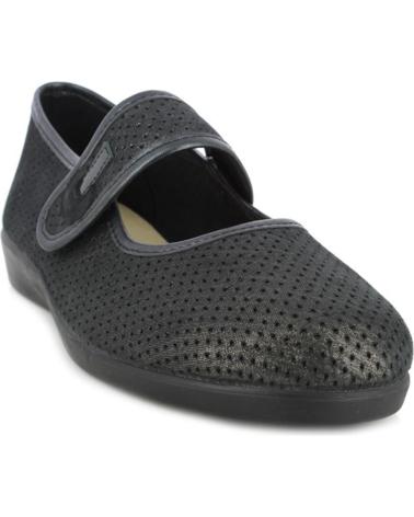 Bailarinas per Donna D`CUTILLAS BAILARINA DOCTOR CUTILLAS 10728 AUTOADHERENTE NEGRO