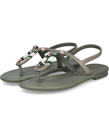 Chanclas de Mujer GRENDHA 18214 CACAU INSPIRA SANDALIAS MUJER VERDE