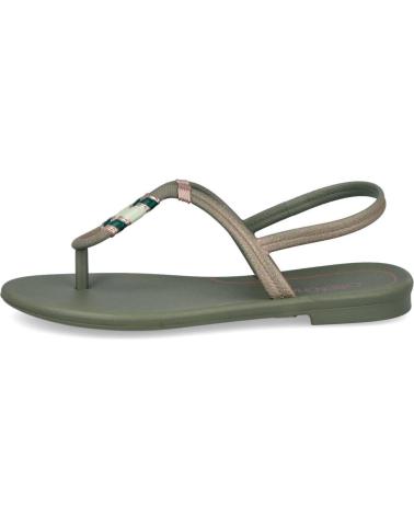 Chanclas de Mujer GRENDHA 18214 CACAU INSPIRA SANDALIAS MUJER VERDE