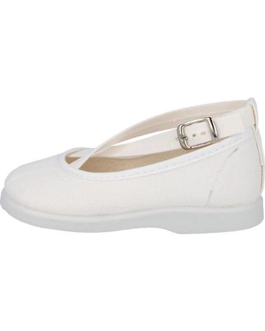 Zapatos de Niña BUBBLE BOBBLE 911 MERCEDITAS LONA NINA BLANCO