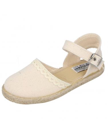 Sandales pour Fille BUBBLE BOBBLE 263 ALPARGATAS ESPARTO NINA BEIG