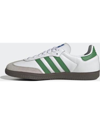 Esportes  de Homem ADIDAS SAMBA OG IG1024 - GREEN - GUM 5 - 41 1-3 WHITE