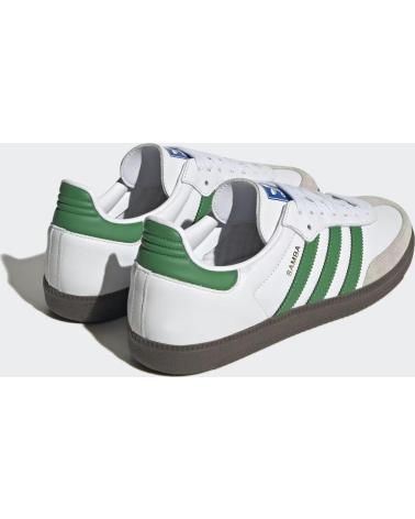 Esportes  de Homem ADIDAS SAMBA OG IG1024 - GREEN - GUM 5 - 41 1-3 WHITE