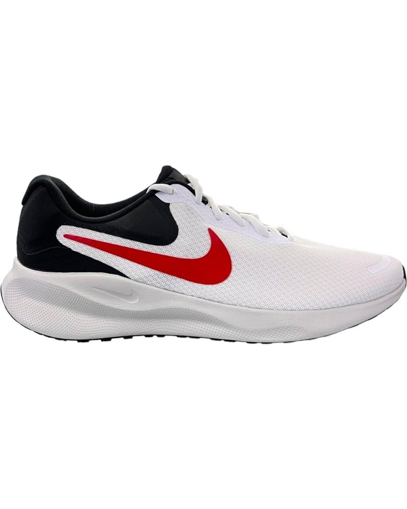 Sneaker für Herren NIKE FB2207-102 REVOLUTION 7 WHITE-FIRE RED-BLACK-PHOTON DUST