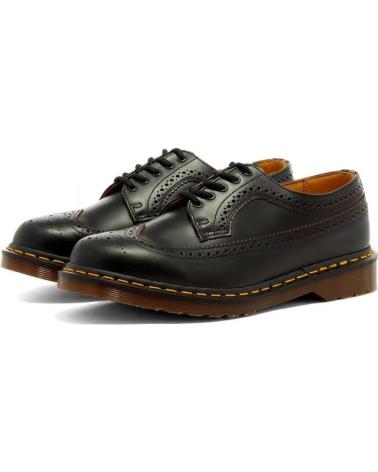 Man shoes DR MARTENS BLUCHER VINTAGE 3989 QUILON MADE IN ENGLAND - 37 BLACK
