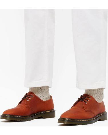 Sapatos de Homem DR MARTENS 1461 CLASSIC OILED SHOULDER MADE IN ENGLAND DARK TAN - 42 BROWN