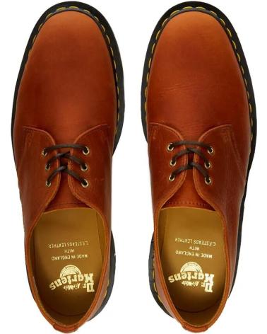 Sapatos de Homem DR MARTENS 1461 CLASSIC OILED SHOULDER MADE IN ENGLAND DARK TAN - 42 BROWN