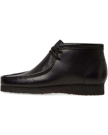 Bottines pour Homme CLARKS ORIGINALS WALLABEE BOOT LEATHER - 41 BLACK