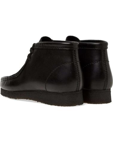 Bottines pour Homme CLARKS ORIGINALS WALLABEE BOOT LEATHER - 41 BLACK