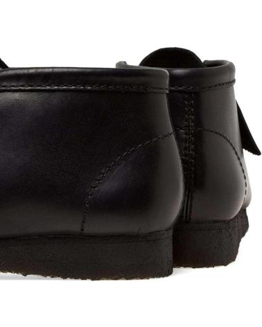 Bottines pour Homme CLARKS ORIGINALS WALLABEE BOOT LEATHER - 41 BLACK