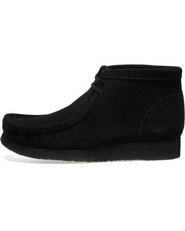 Stivaletti per Uomo CLARKS ORIGINALS WALLABEE BOOT SUEDE - 41 BLACK