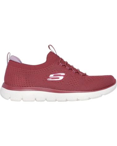 Deportivas de Mujer SKECHERS SNEAKERS SUMMITS-TOP PLAYER MUJER BURDEOS ROJO