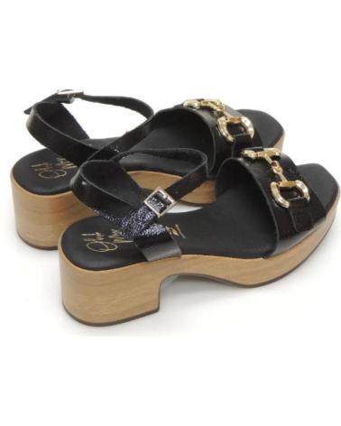Sandales pour Femme RIVERA SANDALIA TACON GEL PARA MUJER 5383 COLOR NEGRO