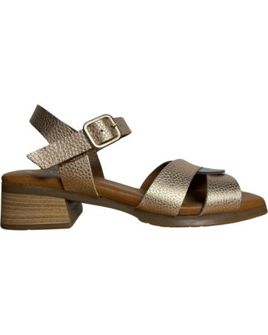 Sandálias de Mulher RIVERA SANDALIA TACON BAJO PARA MUJER 2672 COLOR PLATINO