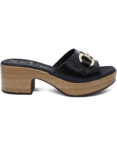 Sandálias de Mulher RIVERA ZUECO CON TACON GEL PARA MUJER 5382 COLOR NEGRO